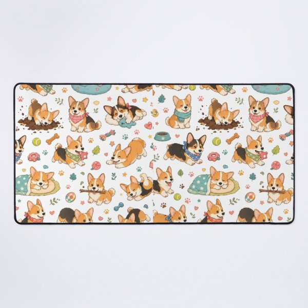 Item preview, Cute Corgi Everyday Adventures Pattern designed and sold by Petsthetic.