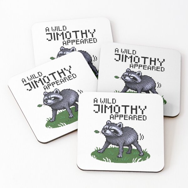Item preview, A wild Jimothy appeared! designed and sold by wolfkin-design.