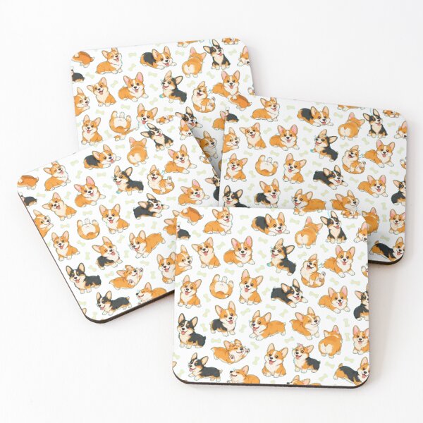 Item preview, Cute Corgi Everyday Adventures Pattern designed and sold by Petsthetic.