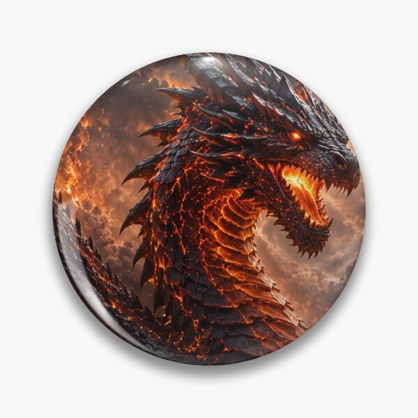 Item preview, Infernal Lava Dragon designed and sold by Gold&pixels.