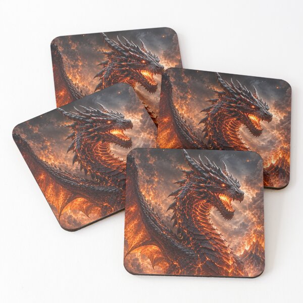 Item preview, Infernal Lava Dragon designed and sold by Gold&pixels.