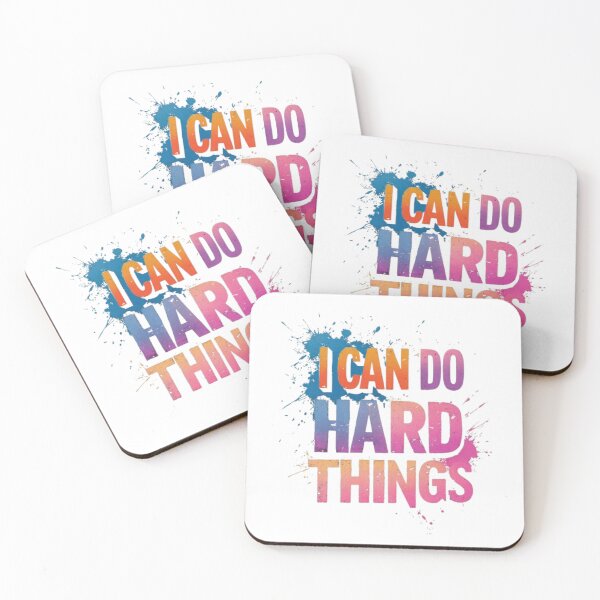 Item preview, I Can Do Hard Things designed and sold by MyDesigneStore.