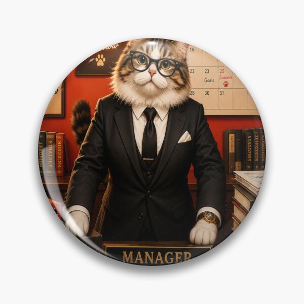Item preview, The executive cat designed and sold by urbanshop7.