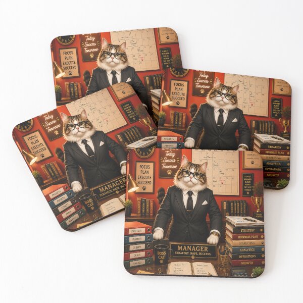 Item preview, The executive cat designed and sold by urbanshop7.