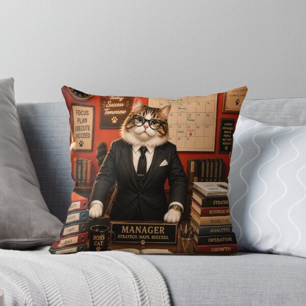 Item preview, The executive cat designed and sold by urbanshop7.
