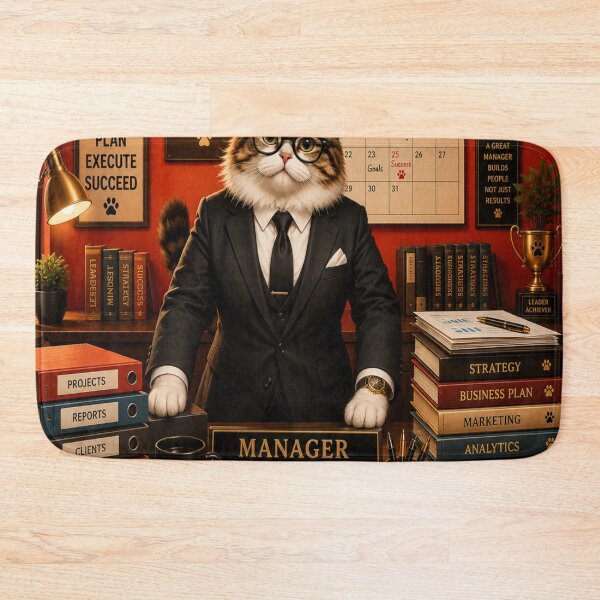 Item preview, The executive cat designed and sold by urbanshop7.