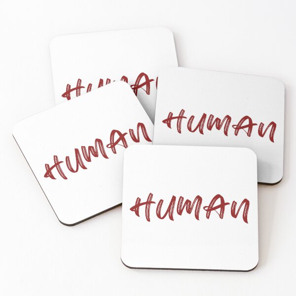 Item preview, Human Rights Red Brush Script Typography designed and sold by EchoPrint Co..