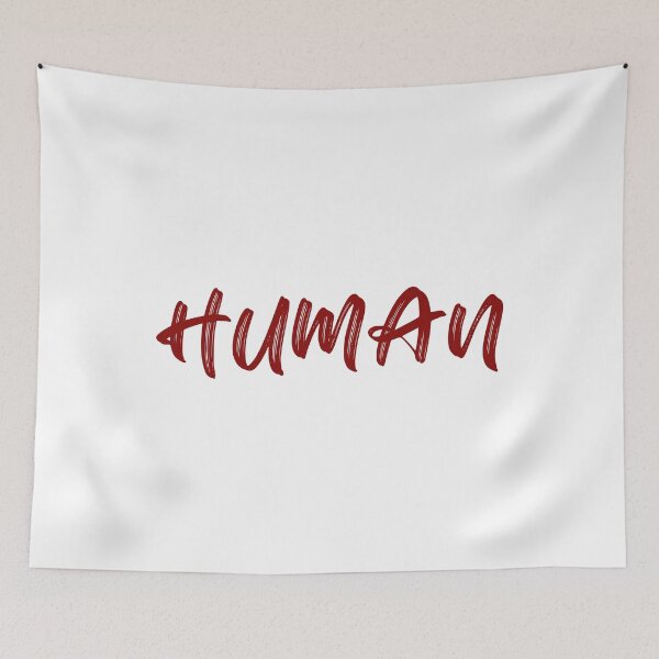 Item preview, Human Rights Red Brush Script Typography designed and sold by EchoPrint Co..