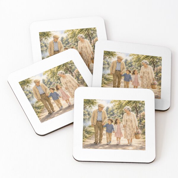 Item preview, Walking Together – Grandparents & Grandchildren designed and sold by NestDesigns01.