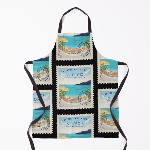 Item preview, St Croix USVI Christiansted Buck Island Stamp Sticker designed and sold by stickercuffs.