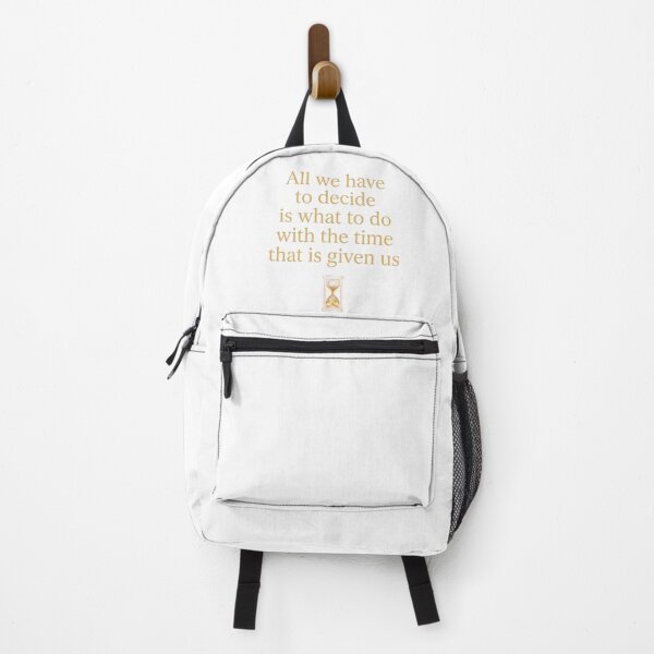 Item preview, All We Have To Decide Lord of the Rings Gandalf Quote designed and sold by LunaMarkos.
