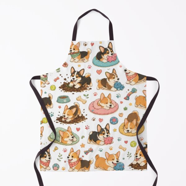 Item preview, Cute Corgi Everyday Adventures Pattern designed and sold by Petsthetic.