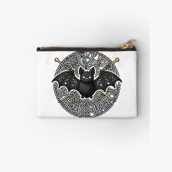 Item preview, Gothic Knitting Bat Tangled In Yarn Spooky Gift designed and sold by jcm320.