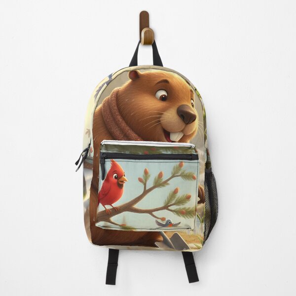 Item preview, Happy Beaver Adventures – The First Snowdrops designed and sold by Clothes With Smiling Animals Walt Gral.
