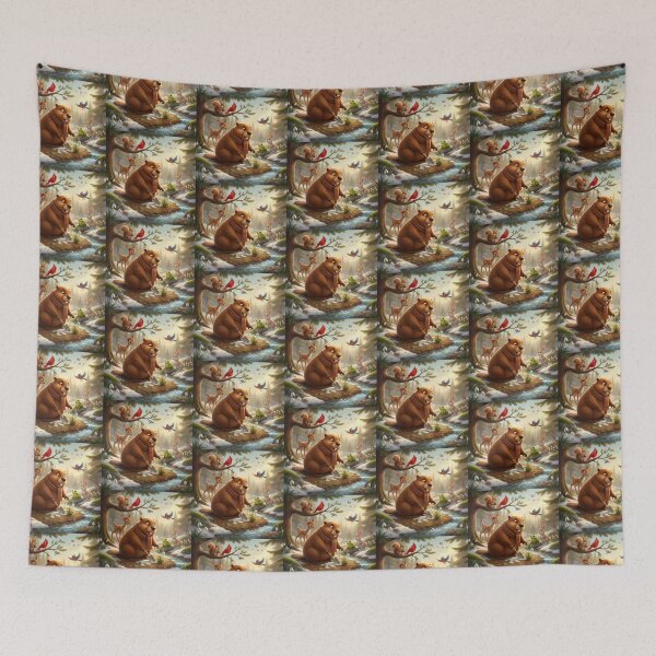 Item preview, Happy Beaver Adventures – The First Snowdrops designed and sold by Clothes With Smiling Animals Walt Gral.