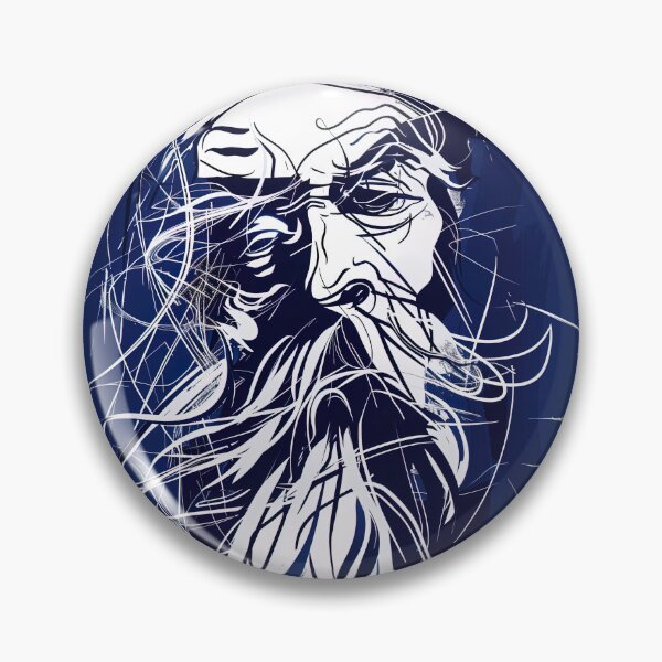 Item preview, Creator god - Blue Abstract Art designed and sold by shadow-bloom.