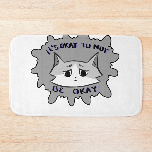 Item preview, It's Okay To Not Be Okay Sad Cat designed and sold by Cris shop.