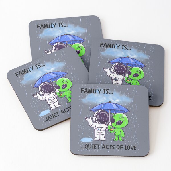 Item preview, Family Is Quiet Acts of Love designed and sold by AhmadAnnaPrints.