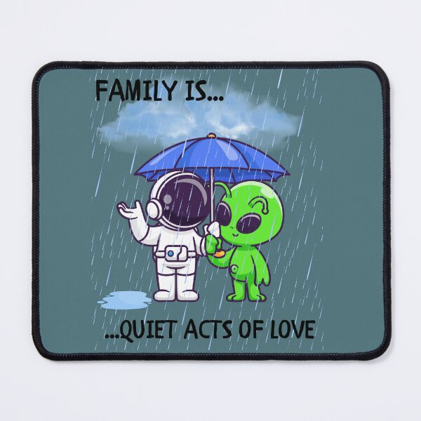 Item preview, Family Is Quiet Acts of Love designed and sold by AhmadAnnaPrints.