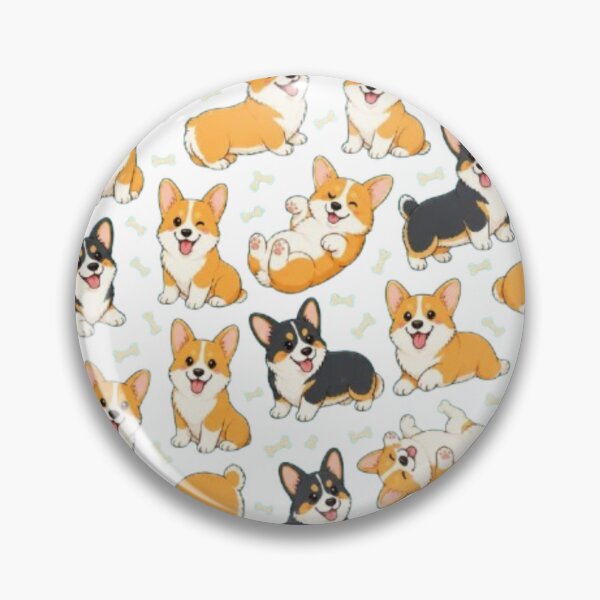 Item preview, Cute Corgi Everyday Adventures Pattern designed and sold by Petsthetic.
