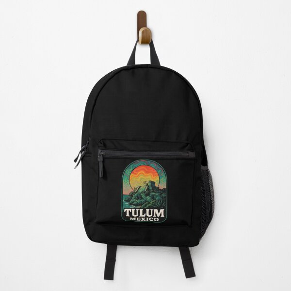 Item preview, Tulum Mexico Coast Mayan Ruins Trippy Art designed and sold by TomFrontierArt.