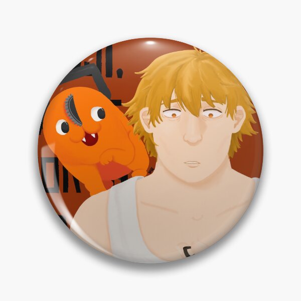 Item preview, Denji facing doom designed and sold by Silly Lil Arts.