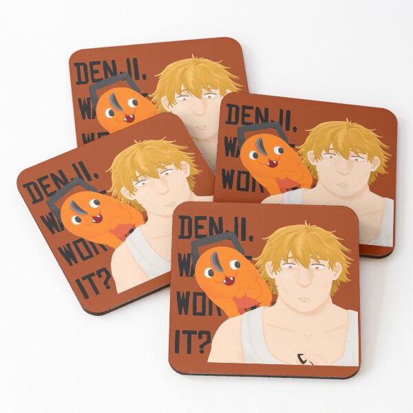 Item preview, Denji facing doom designed and sold by Silly Lil Arts.