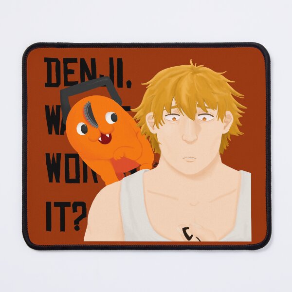 Item preview, Denji facing doom designed and sold by Silly Lil Arts.
