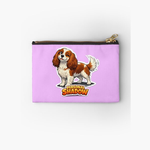 Artikelvorschau, Lustiger Aufkleber mit dem Cavalier King Charles Spaniel „Persönlicher Schatten“ entworfen und verkauft von lazygum.