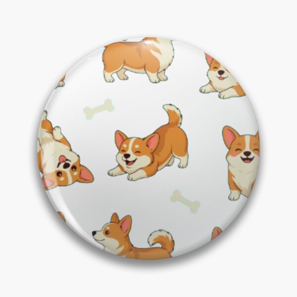 Item preview, Cute Corgi Everyday Adventures Pattern designed and sold by Petsthetic.