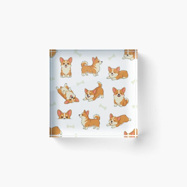 Item preview, Cute Corgi Everyday Adventures Pattern designed and sold by Petsthetic.