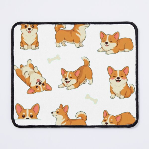 Item preview, Cute Corgi Everyday Adventures Pattern designed and sold by Petsthetic.