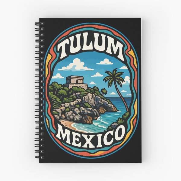 Item preview, Tulum Mexico Coast Mayan Ruins Trippy designed and sold by TomFrontierArt.