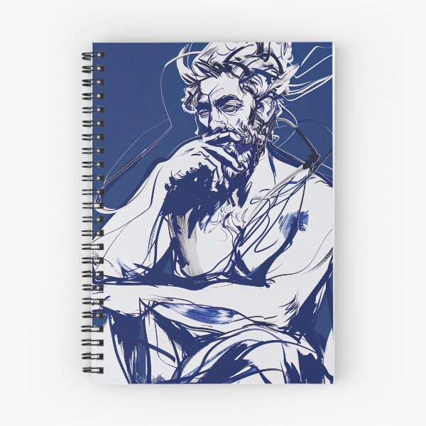 Item preview, Crius, Greek deity - Blue Abstract Art designed and sold by shadow-bloom.
