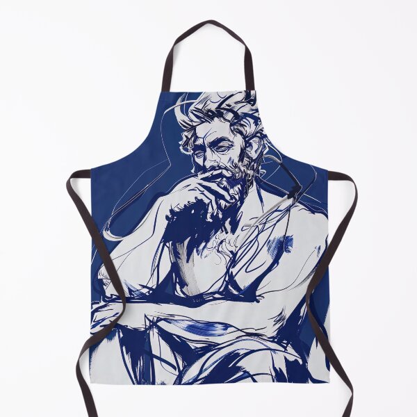 Item preview, Crius, Greek deity - Blue Abstract Art designed and sold by shadow-bloom.