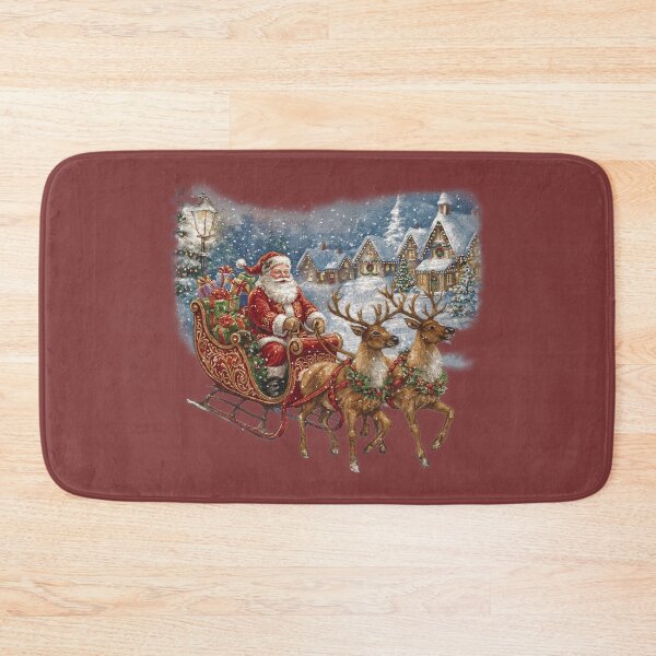 Item preview, Retro Santa Sweatshirt Vintage 90s Christmas Crewneck Rustic Holiday Pullover Cozy Winter Shirt designed and sold by LessIsLoud.