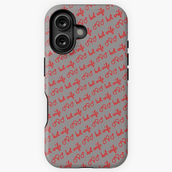 Item preview, Hot Wife Secrets: Hot Wife Motif - red on gray designed and sold by HotWifeSecrets.