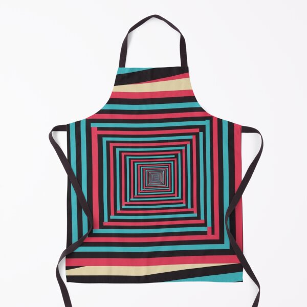 Item preview, Hypnotic Square Vortex - Optical Illusion Abstract Art designed and sold by Dzblack.