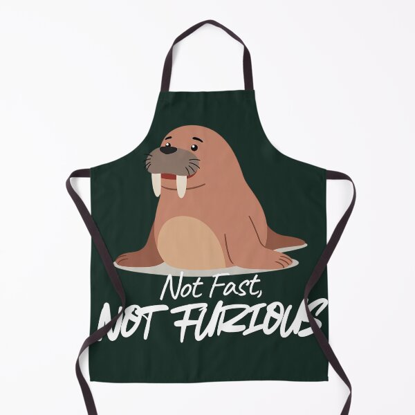 Item preview, Not Fast Not Furious Sea Lion Funny Animal Meme Design designed and sold by ASN STUDIO.