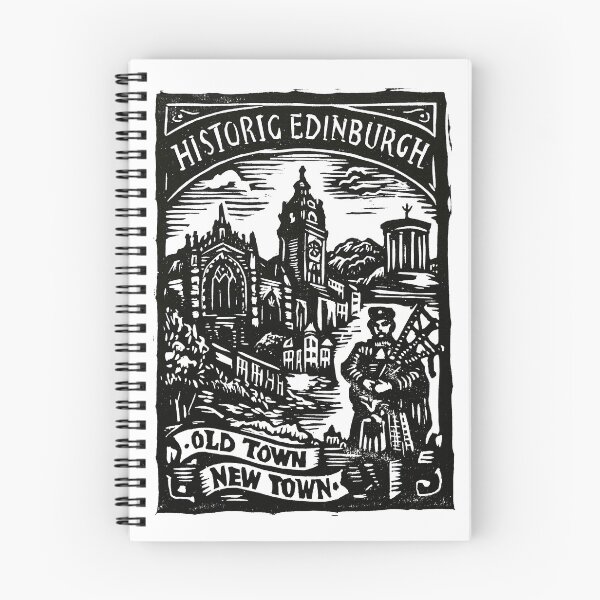 Item preview, Historic Edinburgh and Bagpipe designed and sold by WatteauGarden.