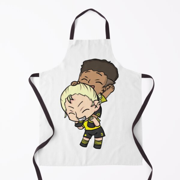Item preview, Jude bellingham and Erling Haaland chibi art. Fan art. designed and sold by YaroshMaria.