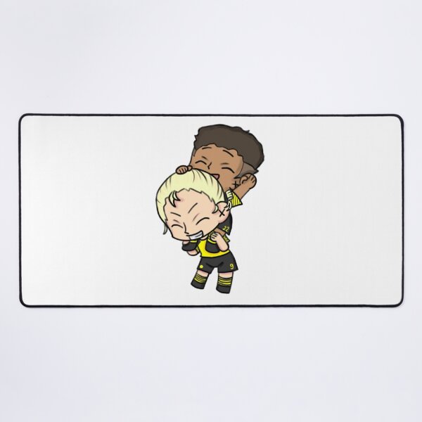 Item preview, Jude bellingham and Erling Haaland chibi art. Fan art. designed and sold by YaroshMaria.