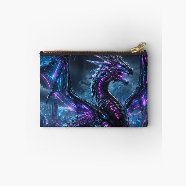 Item preview, Neon Cyber Dragon designed and sold by Gold&pixels.
