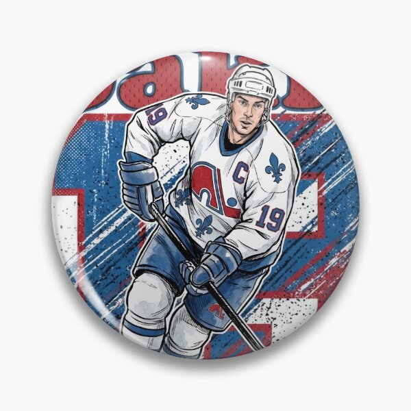 Item preview, Retro Joe Sakic 19 - Vintage Quebec Hockey Legend designed and sold by Thogan0416.