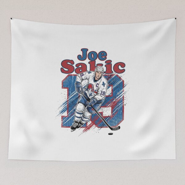 Item preview, Retro Joe Sakic 19 - Vintage Quebec Hockey Legend designed and sold by Thogan0416.