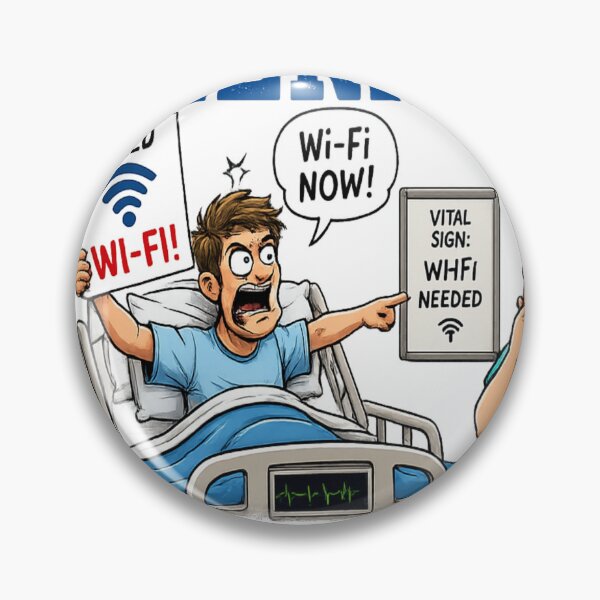 Item preview, Funny internet addict cartoon hospital design designed and sold by urbanshop7.