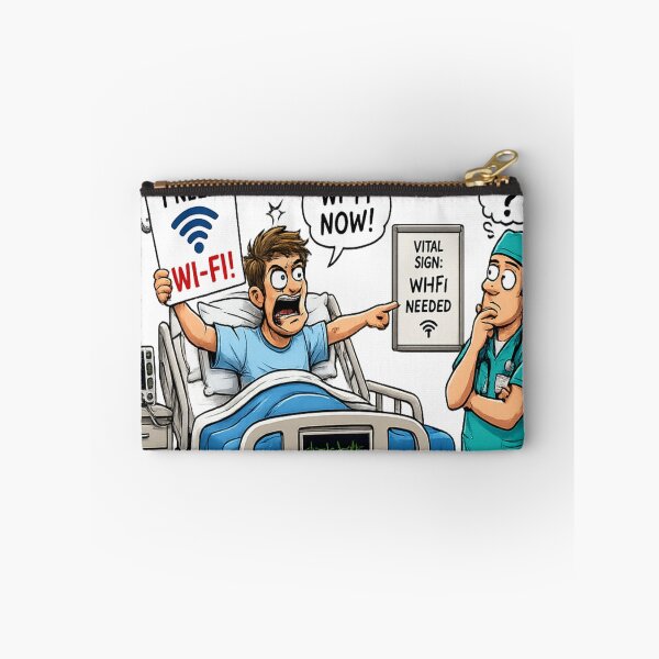Item preview, Funny internet addict cartoon hospital design designed and sold by urbanshop7.