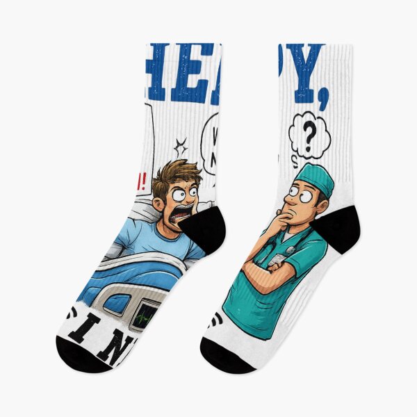 Item preview, Funny internet addict cartoon hospital design designed and sold by urbanshop7.
