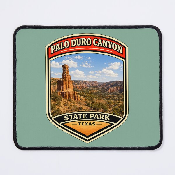 Item preview, Palo Duro Canyon State Park Badge | Lighthouse Rock Texas Adventure Design designed and sold by RepublicTrailCo.