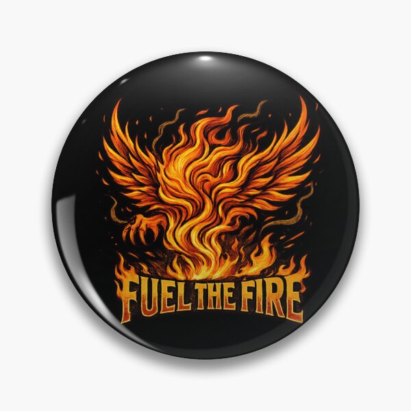 Item preview, Fuel The Fire | Bold Fire Quote Graphic for Streetwear, Stickers & Apparel designed and sold by designbyuzi.